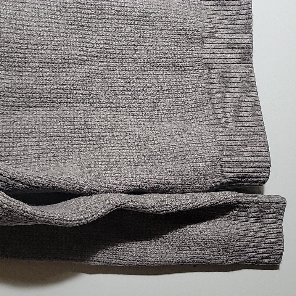 Banana Republic Italian Yarn Wool Blend Turtleneck Button Sweater Size Large - Picture 8 of 8